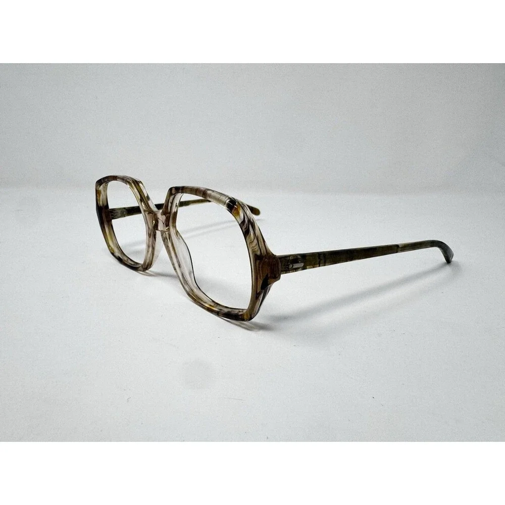 1970s Marine Optical Mirage Mocha Wisp New Old Stock Eyeglass Frames 52-16